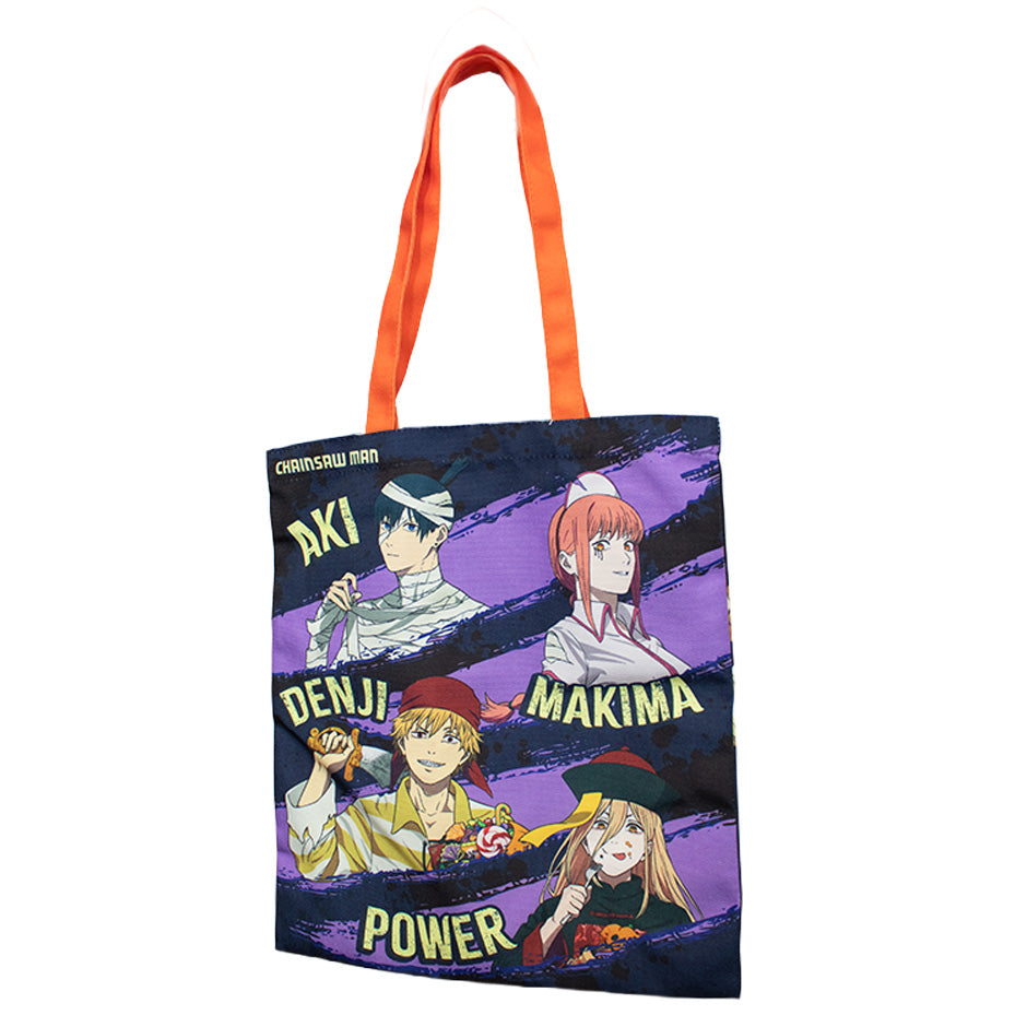 Geek Lab - Bolsa De Tela Chainsaw Man Time To Halloween - Chainsaw Man