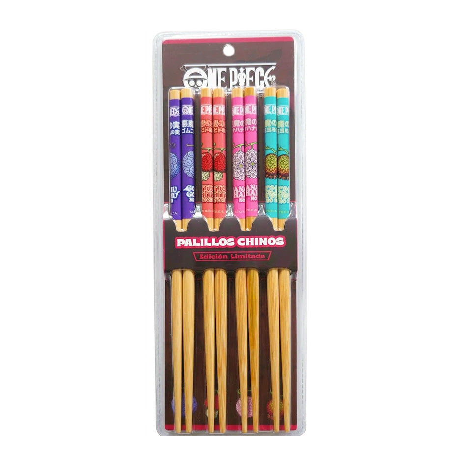 GEEKLAB - PALILLOS CHINOS - ONE PIECE SET DE 4 PZS