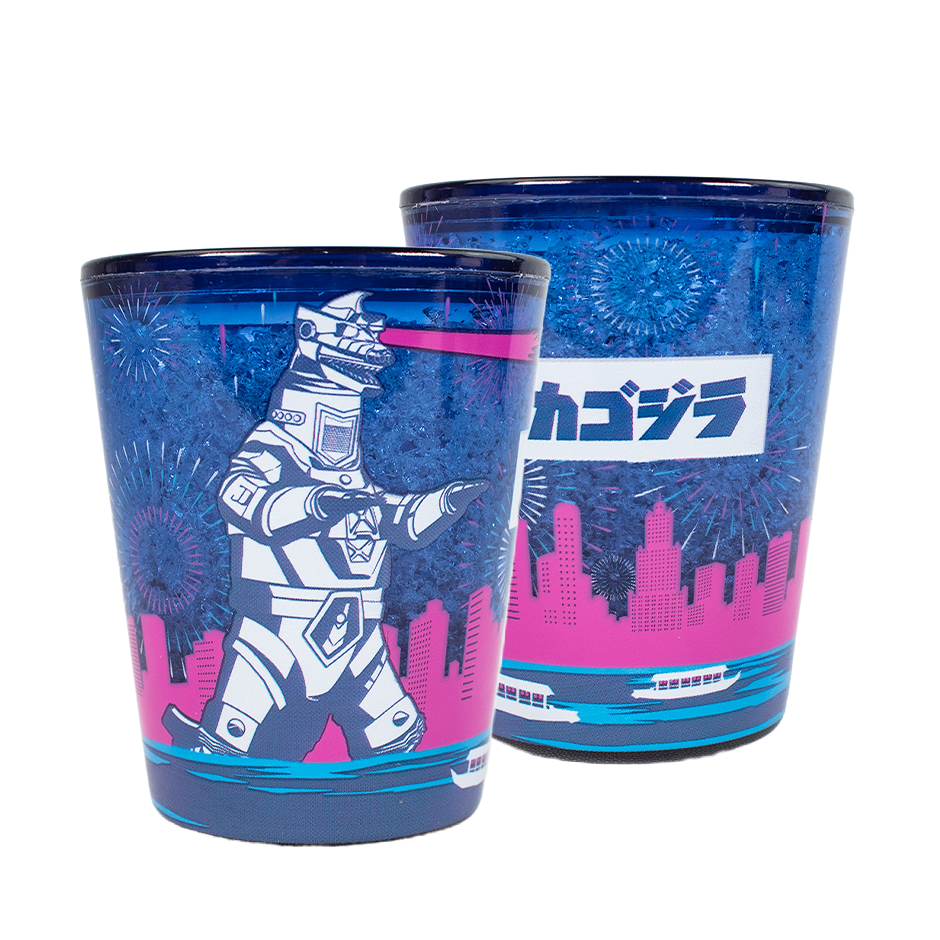 GEEKLAB - SET MINI VASOS - GODZILLA EDICIÓN LIMITADA