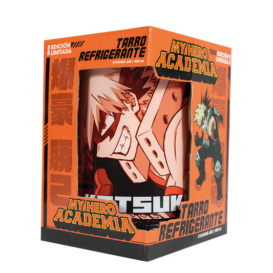 GEEKLAB -  TARRO DE GEL REFRIGERANTE ISUKU MYDORIYA 440 ML - MY HERO ACADEMIA