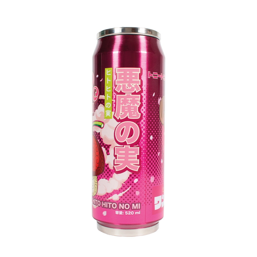 GEEKLAB - TERMO LATA  TONY TONY CHOOPER DEVIL FRUIT HITO HITO NOMI ACERO INOXIDABLE 520 ML - ONE PIECE