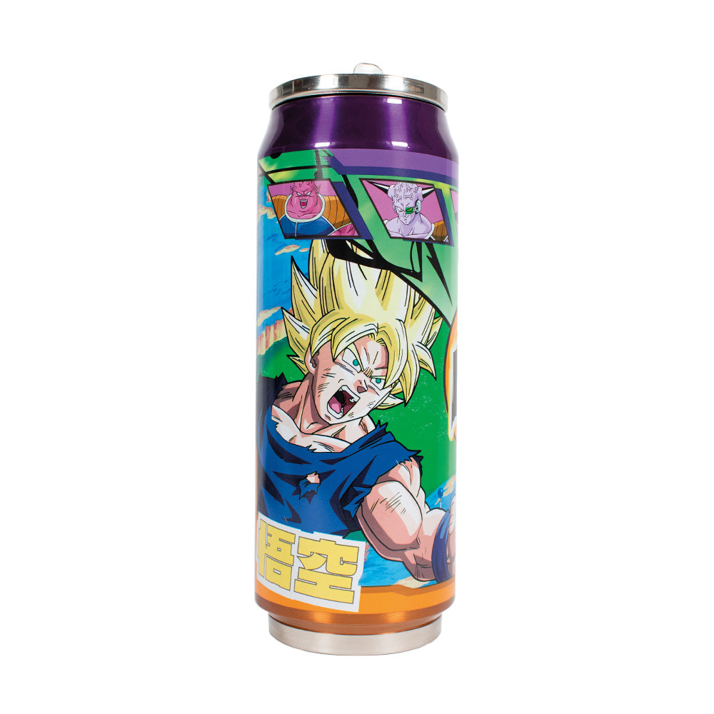 GEEKLAB - TERMO LATA GOKU SUPER SAIYAN VS FREEZER ACERO INOXIDABLE 520 ML - DRAGON BALL Z