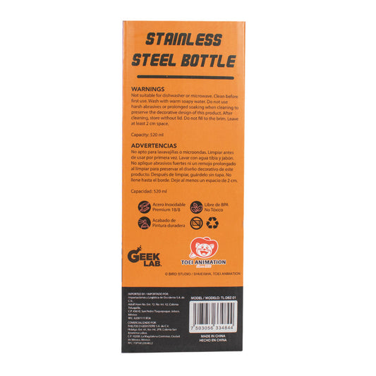 GEEKLAB - TERMO LATA GOKU SUPER SAIYAN VS FREEZER ACERO INOXIDABLE 520 ML - DRAGON BALL Z