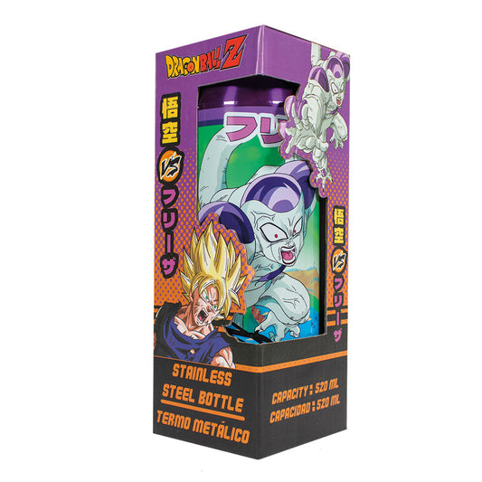 GEEKLAB - TERMO LATA GOKU SUPER SAIYAN VS FREEZER ACERO INOXIDABLE 520 ML - DRAGON BALL Z
