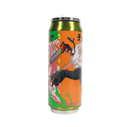 GEEKLAB - TERMO LATA DUAL SET POWER & CHAINSAW MAN ACERO INOXIDABLE 520 ML - CHAINSAW MAN