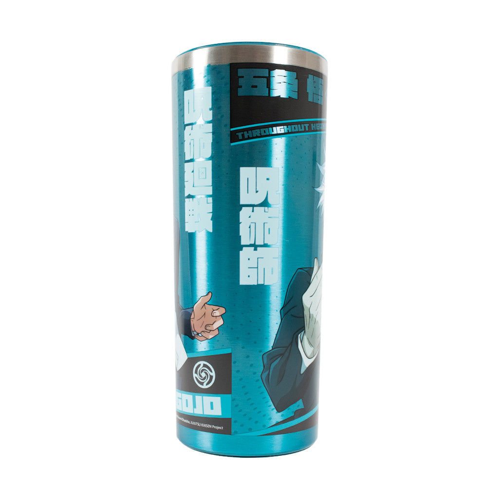 GEEKLAB - TERMO SATORU GOJO 591 ML ACERO INOXIDABLE - JUJUTSU KAISEN
