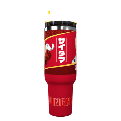 Termo Jumbo 1.1lt One Punch Man - Saitama El Calvo con Capa