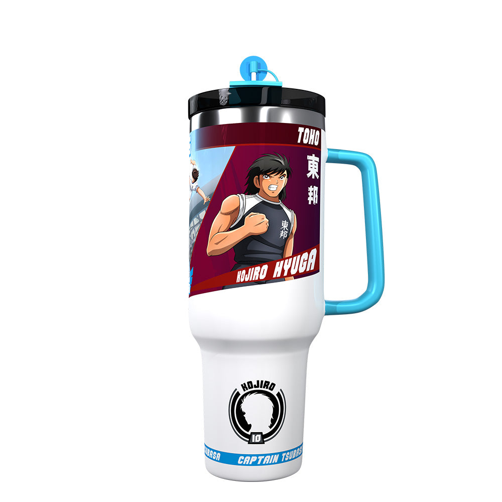 Termo Jumbo 1.1lt Capitan Tsubasa - Hyuga vs Tsubasa