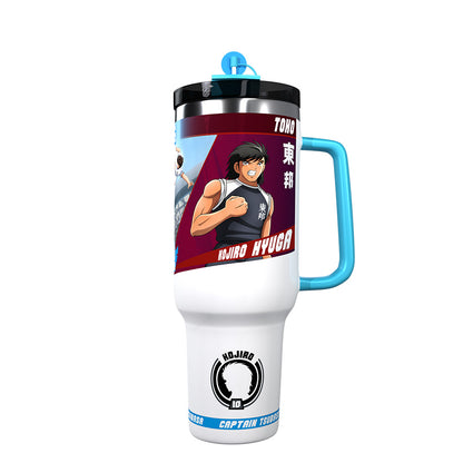 Termo Jumbo 1.1lt Capitan Tsubasa - Hyuga vs Tsubasa