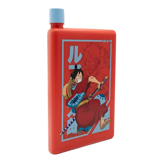 GEEKLAB - BOTELLA PLANA - LUFFY WANO EDICIÓN LIMITADA - ONE PIECE