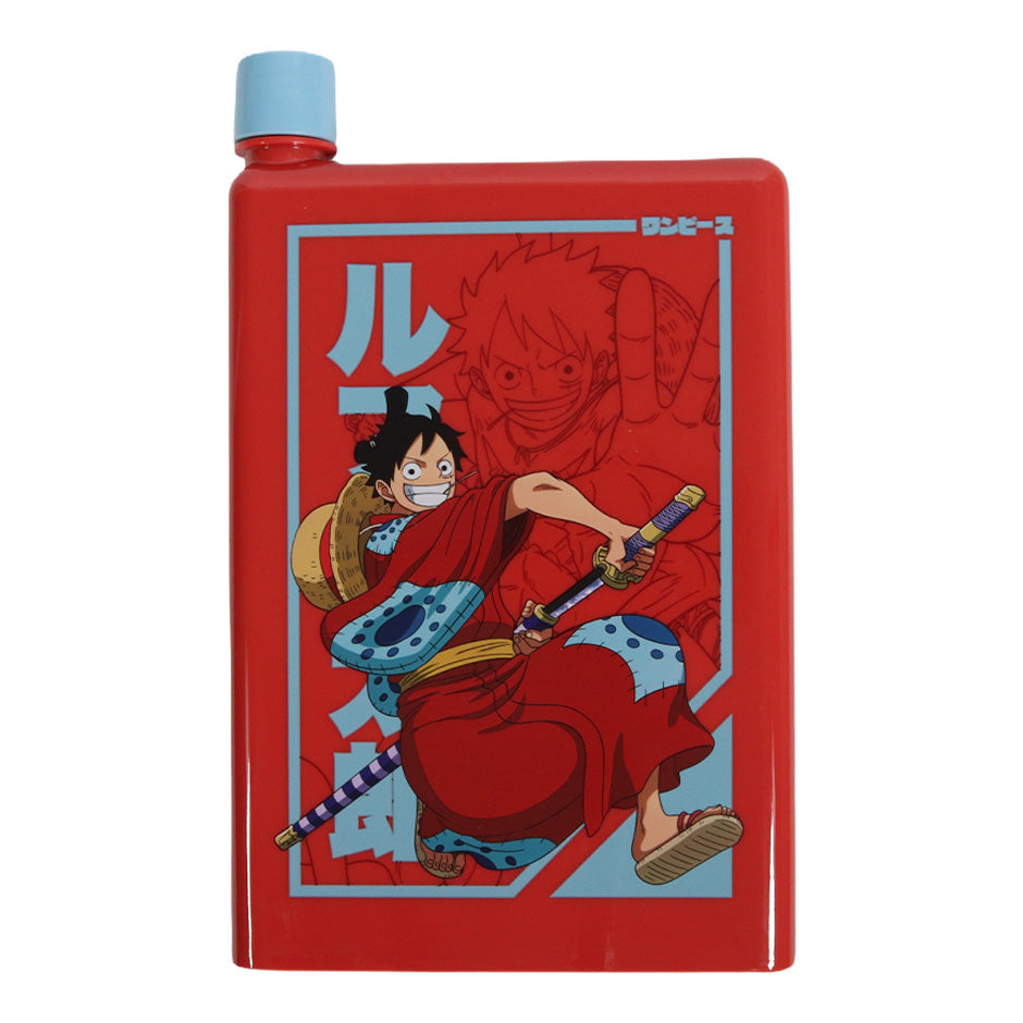 GEEKLAB - BOTELLA PLANA - LUFFY WANO EDICIÓN LIMITADA - ONE PIECE