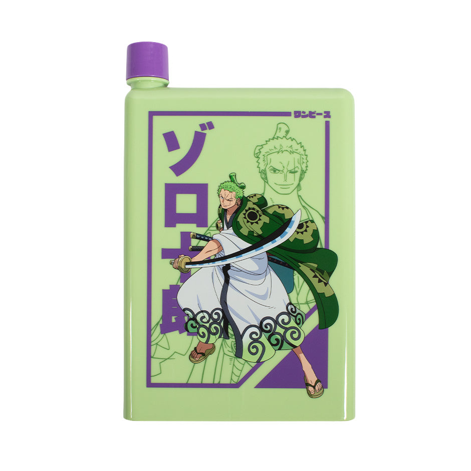 GEEKLAB - BOTELLA PLANA - ZORO WANO -ONE PIECE