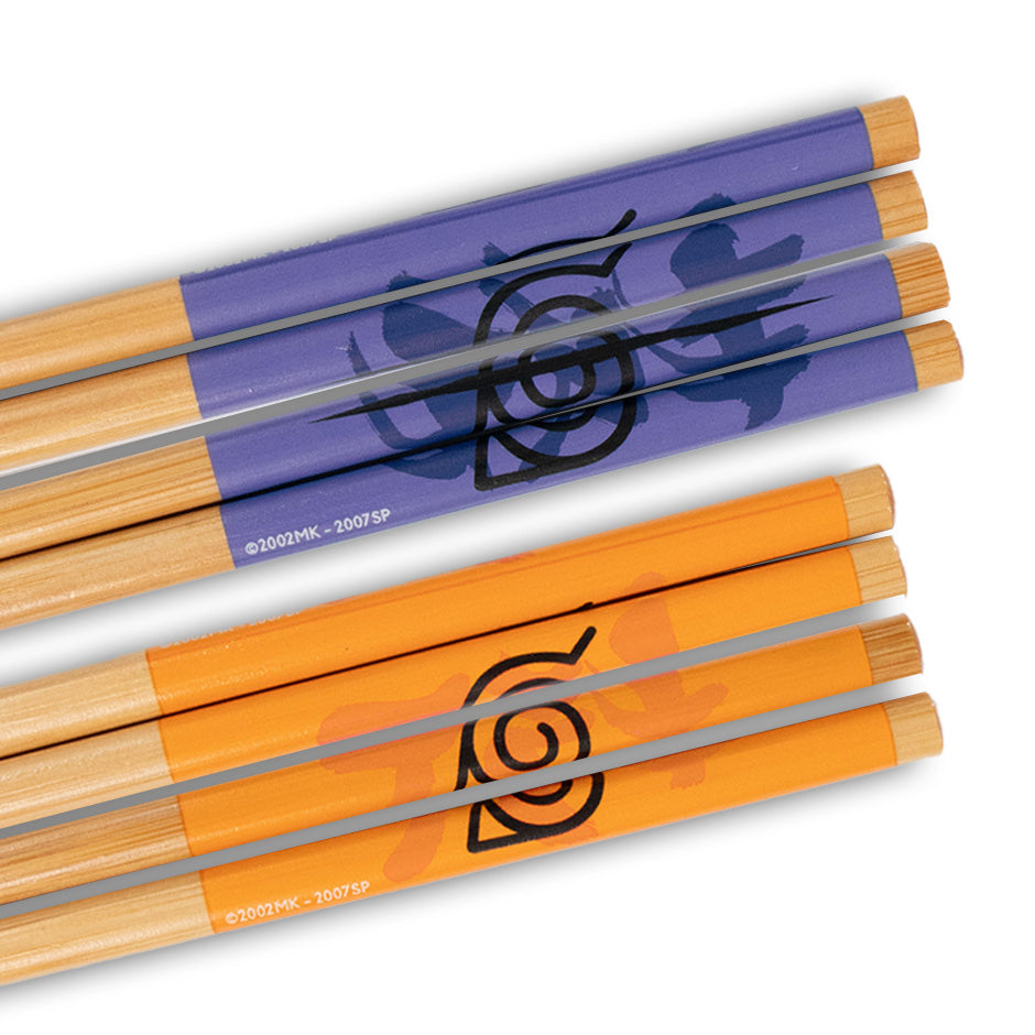 GEEKLAB - PALILLOS CHINOS - NARUTO SHIPPUDEN SET DE 4 PZS