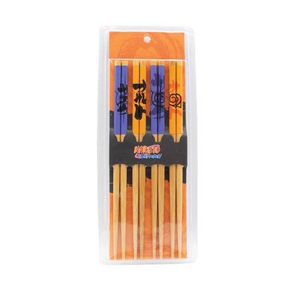 GEEKLAB - PALILLOS CHINOS - NARUTO SHIPPUDEN SET DE 4 PZS