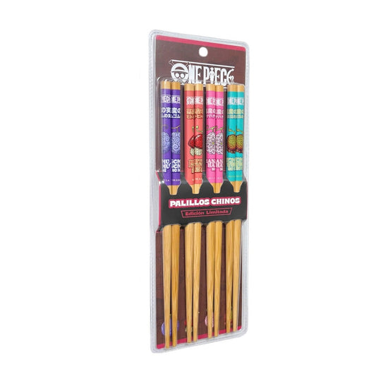 GEEKLAB - PALILLOS CHINOS - ONE PIECE SET DE 4 PZS