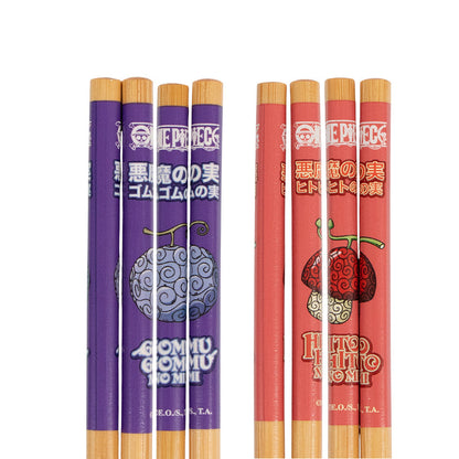 GEEKLAB - PALILLOS CHINOS - ONE PIECE SET DE 4 PZS