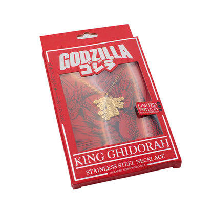 GEEKLAB - COLLAR ACERO INOXIDABLE - KING GHIDORAH - GODZILLA