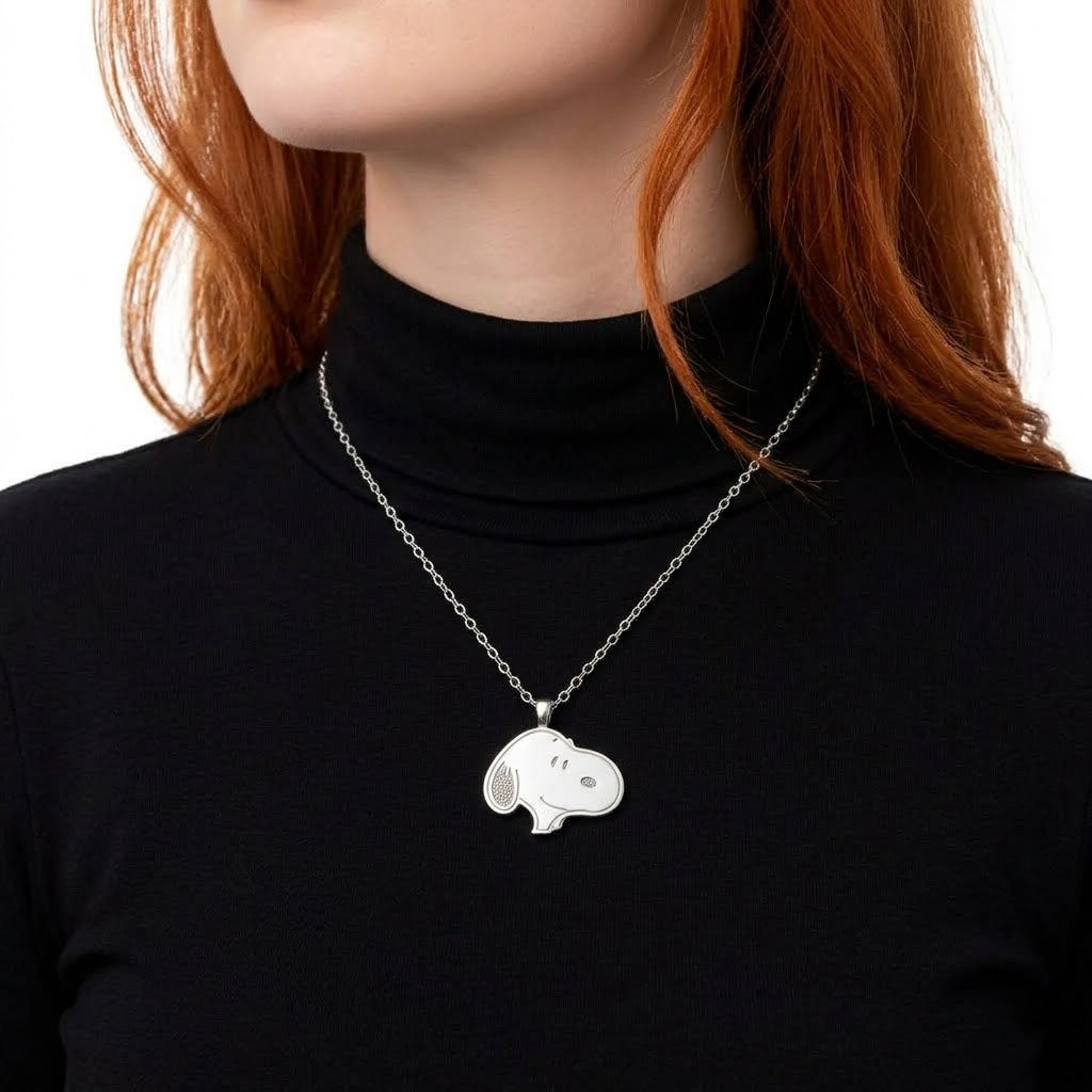 GEEKLAB - COLLAR ACERO INOXIDABLE - SNOOPY - PEANUTS