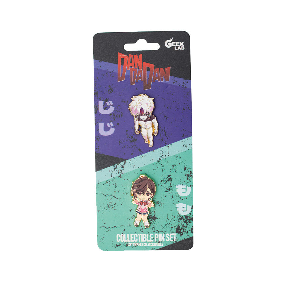 GEEKLAB - PINES MOMO & JIJI SET DE 2 PZS METALICOS - DAN DA DAN