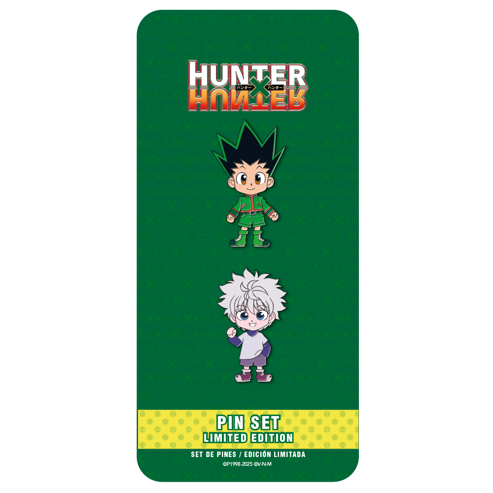 GEEKLAB - PINES HUNTER X HUNTER SET DE 2 PZS EDICION LIMITADA