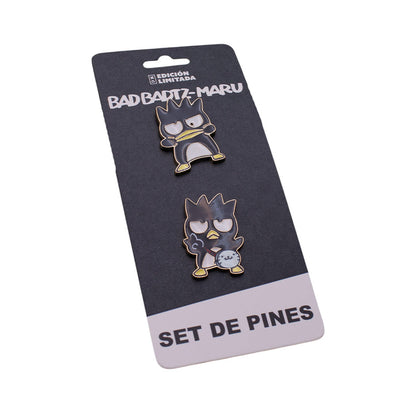 GEEKLAB - PINES BAD BATZ MARU SET DE 2 PZS - SANRIO