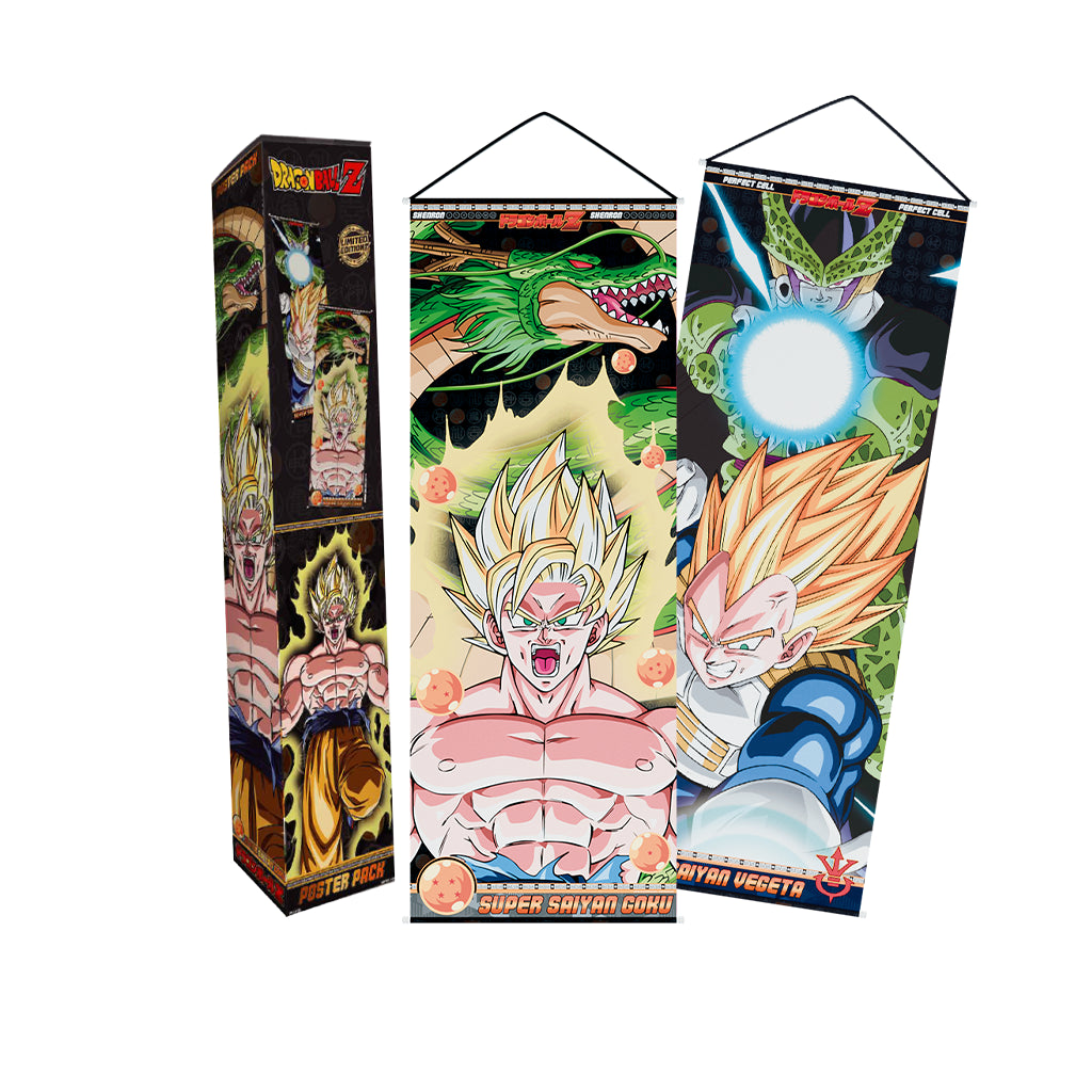 Geek Lab - Póster Colgante De Tela - Dragon Ball Z The Power Of The Saiyans