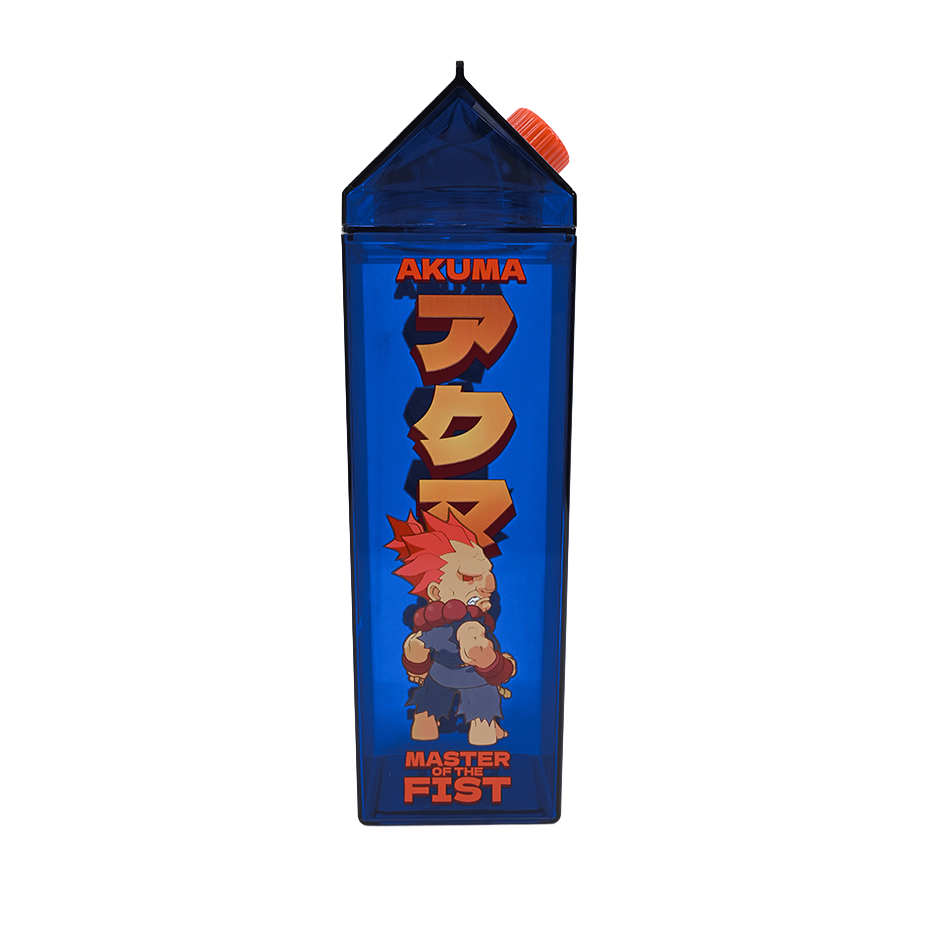 GEEKLAB - BOTELLA CUADRADA - AKUMA - STREET FIGHTER