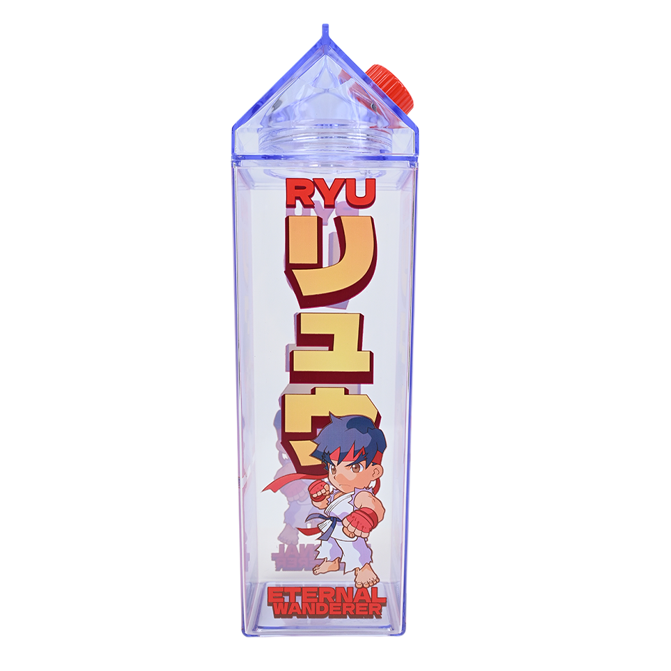 GEEKLAB - BOTELLA CUADRADA - RYU - STREET FIGHTER