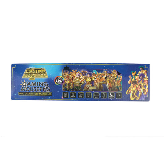 GEEKLAB - MOUSE PAD LED - CABALLEROS DORADOS - CABALLEROS DEL ZODIACO
