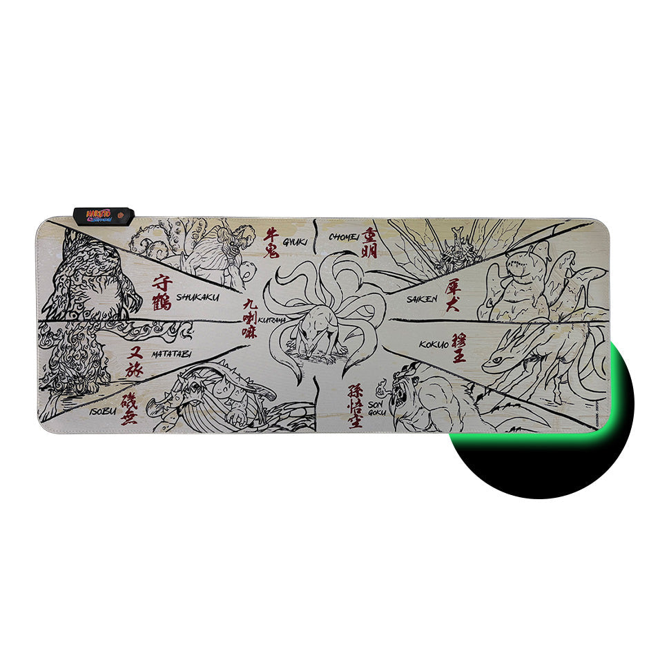 GEEKLAB - MOUSE PAD LED - BIJUS EDICION LIMITADA - NARUTO