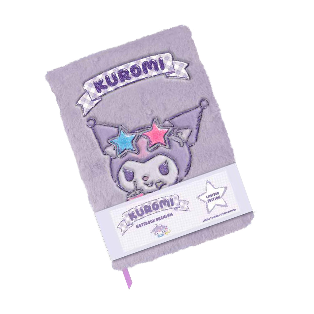 Geek Lab – Libreta Premium De Peluche – Sanrio Kuromi