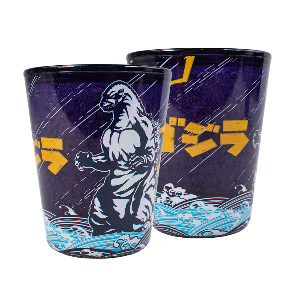 GEEKLAB - SET MINI VASOS - GODZILLA EDICIÓN LIMITADA