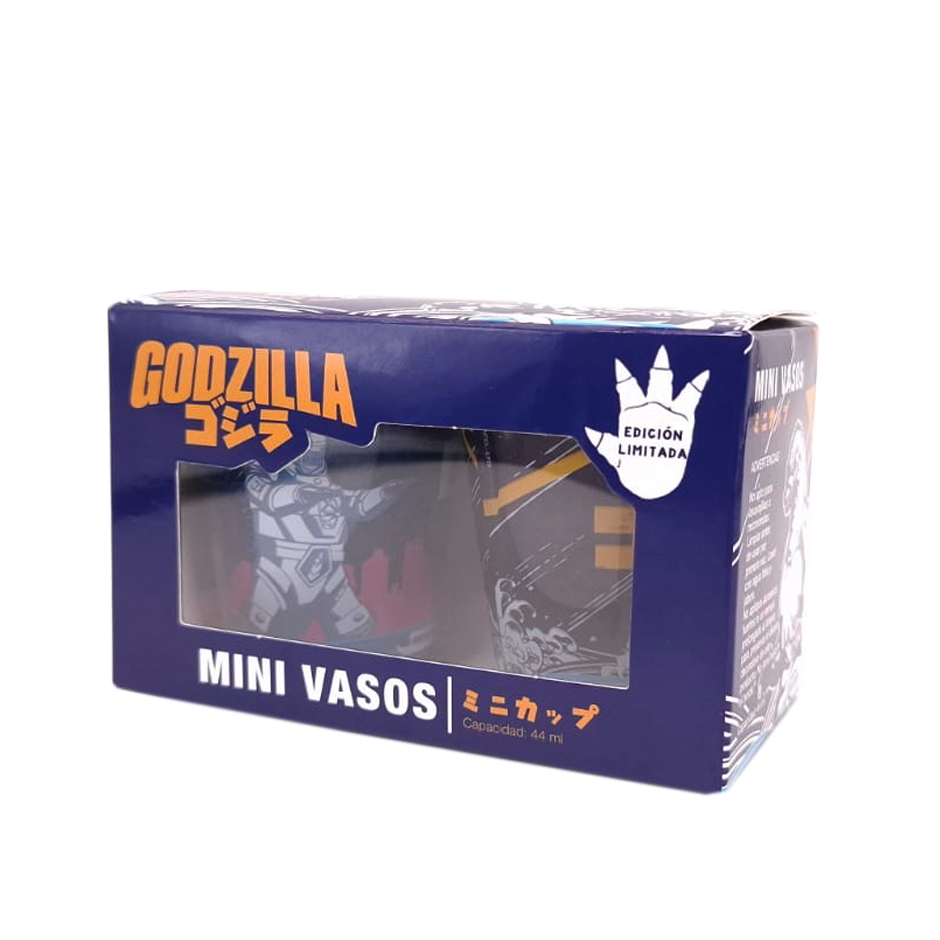 GEEKLAB - SET MINI VASOS - GODZILLA EDICIÓN LIMITADA