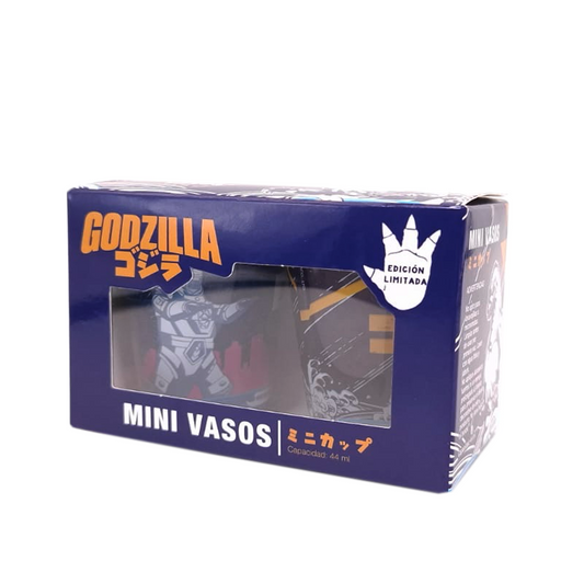 GEEKLAB - SET MINI VASOS - GODZILLA EDICIÓN LIMITADA