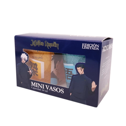 GEEKLAB - SET MINI VASOS - JUJUTSU KAISEN EDICIÓN LIMITADA
